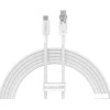 Кабель Baseus Explorer Series Fast Charging with Smart Temperature Control USB Type-C USB Type-C (2 м, белый)