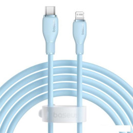 Кабель Baseus Pudding Series USB Type-C - Lightning (2 м, голубой)