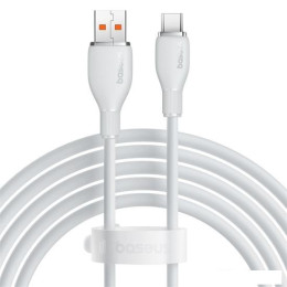 Кабель Baseus Pudding Series USB Type-A - USB Type-C (2 м, белый)