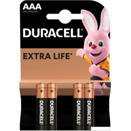 Батарейка DURACELL AAA LR03/MN2400 4 шт. LR03-4BL