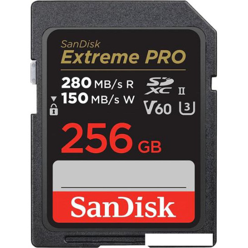 Карта памяти SanDisk Extreme PRO SDXC SDSDXEP-256G-GN4IN 256GB