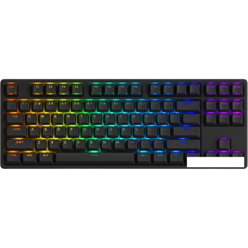 Клавиатура Akko 5087S Black Shine-Through (Akko Cream Yellow V3)