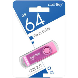 USB Flash SmartBuy Twist 64GB (розовый)