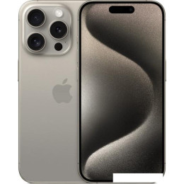 Смартфон Apple iPhone 15 Pro Dual SIM 128GB (природный титан)