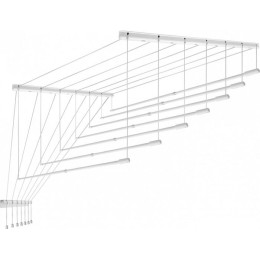 Сушилка для белья Comfort Alumin Group Потолочная телескопическая 7 прутьев 120-200см (алюминий)