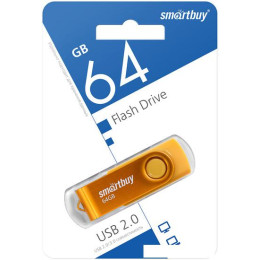 USB Flash SmartBuy Twist 64GB (желтый)