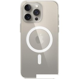 Чехол для телефона Apple MagSafe Clear Case для iPhone 15 Pro Max (прозрачный)