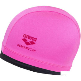 Шапочка для плавания ARENA Smartcap junior 004410 100 (розовый/черный)