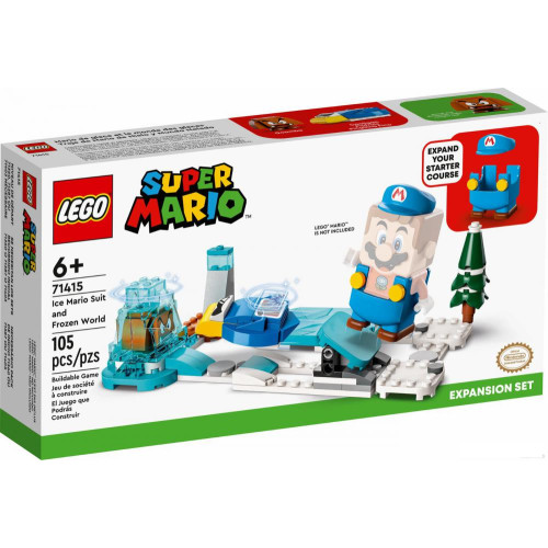 Конструктор LEGO Super Mario 71415 Дополнительный набор: Костюм ледяного Марио и замороженный мир