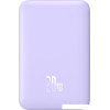 Внешний аккумулятор Baseus Magnetic Mini Air Wireless Fast Charge Power Bank 20W 10000mAh (сиреневый)