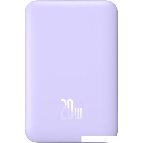 Внешний аккумулятор Baseus Magnetic Mini Air Wireless Fast Charge Power Bank 20W 10000mAh (сиреневый)