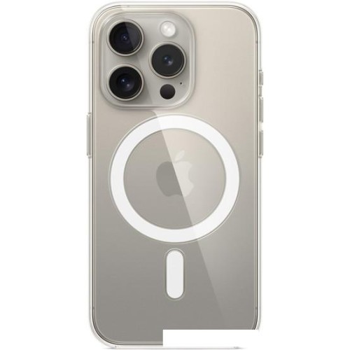 Чехол для телефона Apple MagSafe Clear Case для iPhone 15 Pro (прозрачный)