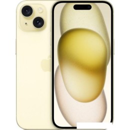 Смартфон Apple iPhone 15 Dual SIM 256GB (желтый)