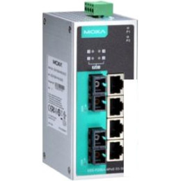 Неуправляемый коммутатор Moxa EDS-P206A-4PoE-SS-SC-T