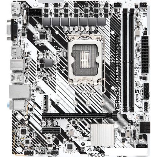 Материнская плата ASRock H610M-HDV/M.2+ D5