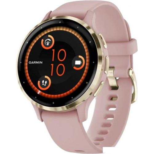 Умные часы Garmin Venu 3S (розовый, с силиконовым ремешком)