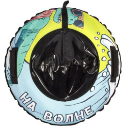 Тюбинг Snowstorm BZ-100 Wave W112880 (100см, голубой/черный)