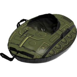 Тюбинг Тяни-Толкай Машинка Comfort со спинкой (танк, Кабат)