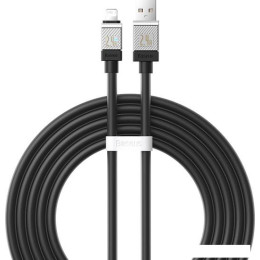 Кабель Baseus CoolPlay Series Fast Charging Cable 2.4A USB Type-A - Lightning (2 м, черный)