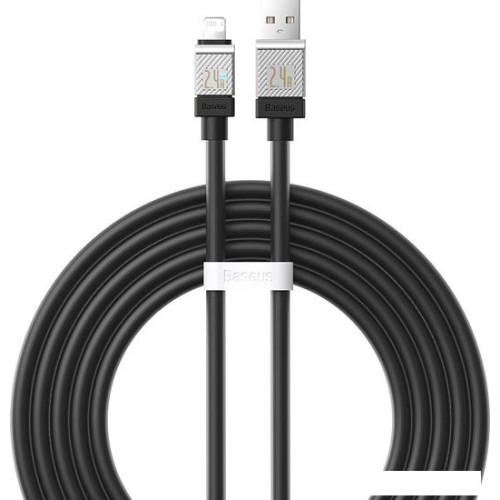 Кабель Baseus CoolPlay Series Fast Charging Cable 2.4A USB Type-A - Lightning (2 м, черный)