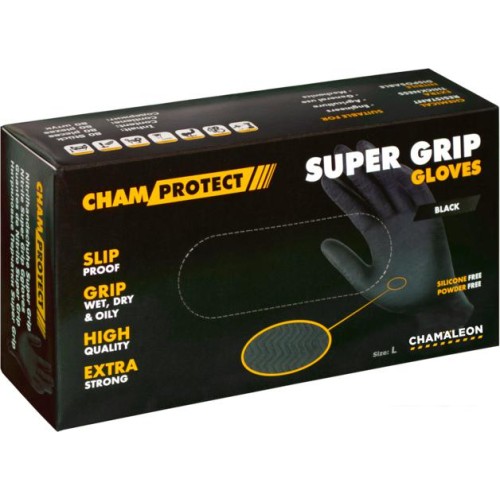 Нитриловые перчатки Chamaleon Super Grip 48903 (XL, 80 шт)