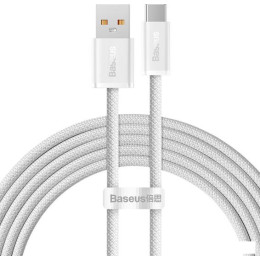 Кабель Baseus Dynamic Series Fast Charging Data Cable 100W USB Type-A - USB Type-C (2 м, белый)
