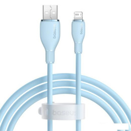 Кабель Baseus Pudding Series USB Type-A - Lightning (1.2 м, голубой)