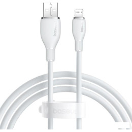 Кабель Baseus Pudding Series Fast Charging Cable 2.4A USB Type-A - Lightning (1.2 м, белый)