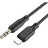 Кабель Borofone BL18 Lightning - 3.5 jack (1м, черный)