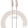 Кабель Baseus Habitat Series Fast Charging Cable 100W USB Type-C - USB Type-C (2 м, бежевый)