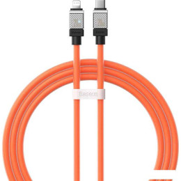 Кабель Baseus CoolPlay Series Fast Charging Cable 20W USB Type-C - Lightning (1 м, оранжевый)