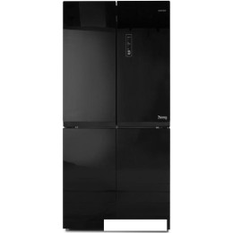 Четырёхдверный холодильник CENTEK CT-1756 NF Black Glass