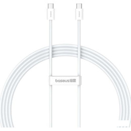 Кабель Baseus Superior Series 2 Fast Charging Data Cable 100W USB Type-C - USB Type-C (2 м, белый)