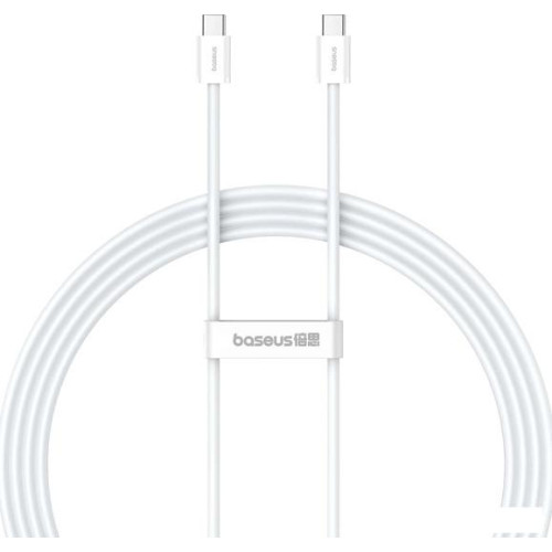 Кабель Baseus Superior Series 2 Fast Charging Data Cable 100W USB Type-C - USB Type-C (2 м, белый)