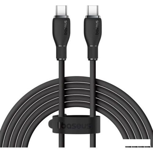Кабель Baseus Pudding Series Fast Charging Cable 100W USB Type-C - USB Type-C (2 м, черный)