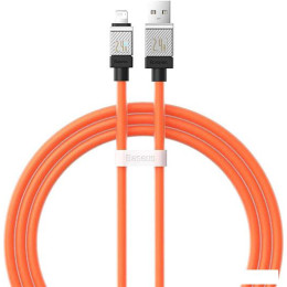 Кабель Baseus CoolPlay Series Fast Charging Data Cable 2.4A USB Type-A - Lightning (1 м, оранжевый)