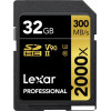 Карта памяти Lexar Professional 2000x SDHC LSD2000032G-BNNNG 32GB