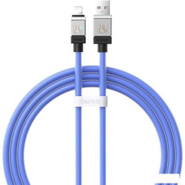 Кабель Baseus CoolPlay Series Fast Charging Data Cable 2.4A USB Type-A - Lightning (1 м, синий)