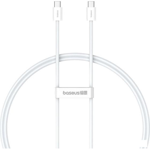 Кабель Baseus Superior Series 2 Fast Charging Data Cable 100W USB Type-C - USB Type-C (1 м, белый)