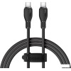 Кабель Baseus Pudding Series Fast Charging Cable 100W USB Type-C - USB Type-C (1.2 м, черный)