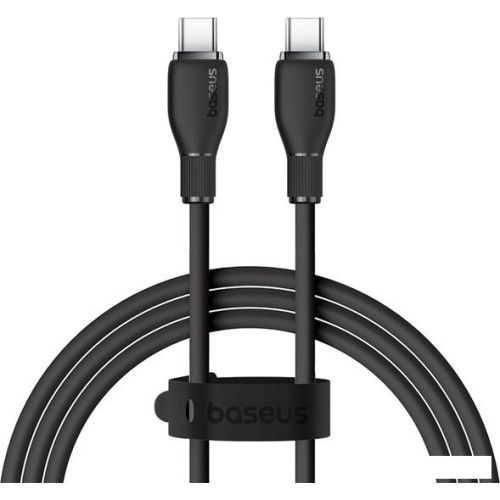 Кабель Baseus Pudding Series Fast Charging Cable 100W USB Type-C - USB Type-C (1.2 м, черный)