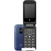 Кнопочный телефон F+ Flip 280 (синий)