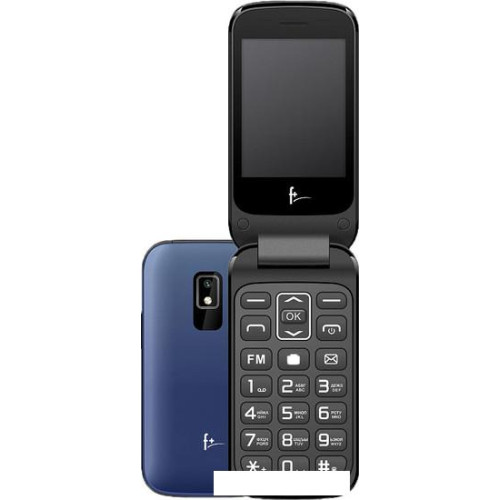 Кнопочный телефон F+ Flip 280 (синий)