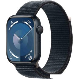 Умные часы Apple Watch Series 9 45 мм (алюминиевый корпус, полуночный/полуночный, нейлоновый ремешок)