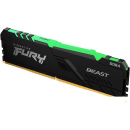 Оперативная память Kingston FURY Beast RGB 16ГБ DDR4 3733 МГц KF437C19BB12A/16