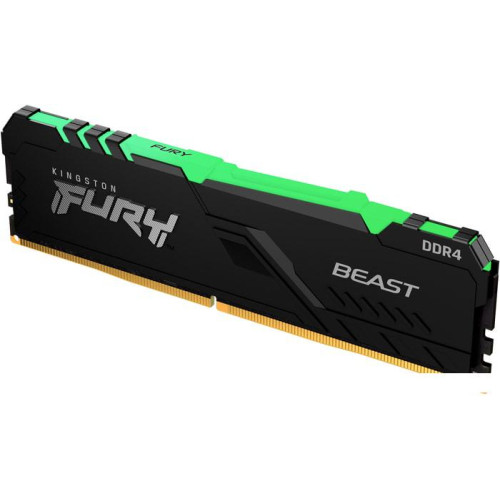 Оперативная память Kingston FURY Beast RGB 16ГБ DDR4 3733 МГц KF437C19BB12A/16