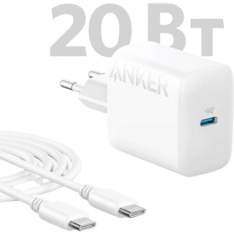 Сетевое зарядное Anker 312 20W USB-C Wall Charger + C