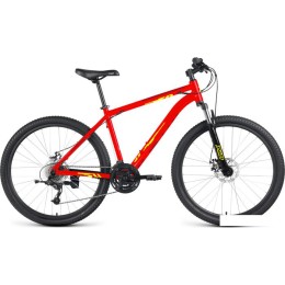Велосипед Forward Katana 27.5 D 2023 (ярко-красный/желтый)