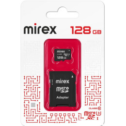 Карта памяти Mirex microSDXC 13613-AD3UH128 128GB (с адаптером)