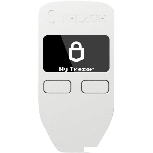 Аппаратный криптокошелек Trezor Model One (белый)